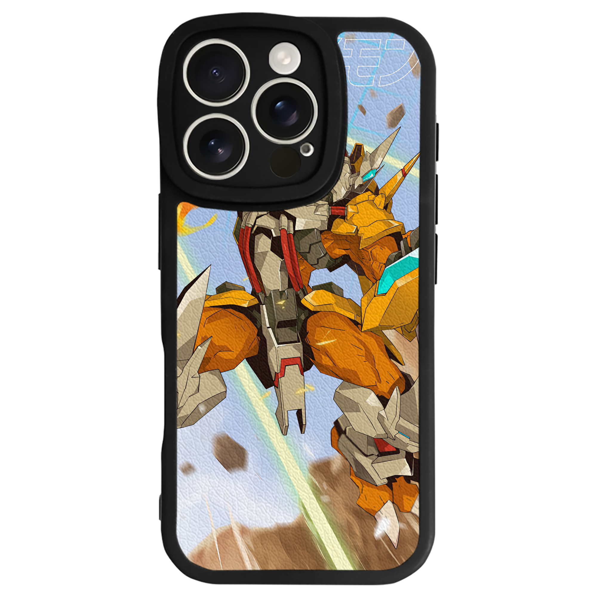 （画像用） Digimon デジタルモンスター/デジモン 【iPhone 16シリーズ対応】シリコンスマホケース（レザー調） 材質：シリコン